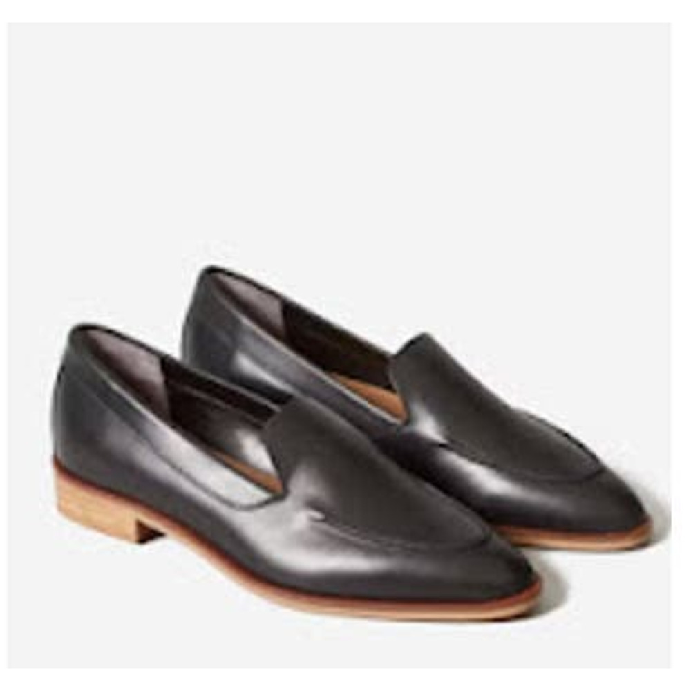 Everlane The Modern loafer black leather slip on womens size 7